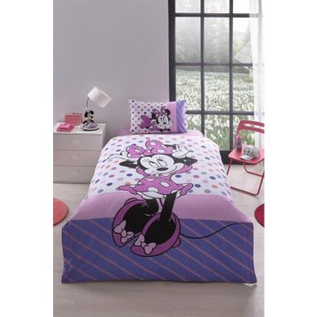 Özdilek Minnie Mouse Kapitone Tek Kişilik Nevresim Takımı