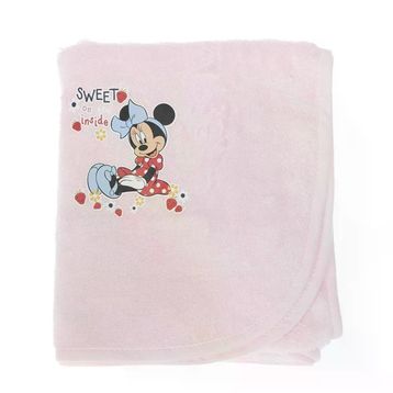 Özdilek Minnie Mouse Pembe Bebek Banyo Havlusu