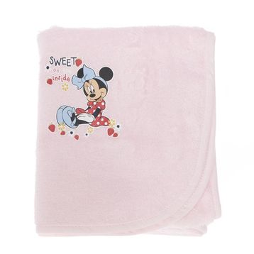 Özdilek Minnie Mouse Pembe Bebek Banyo Havlusu