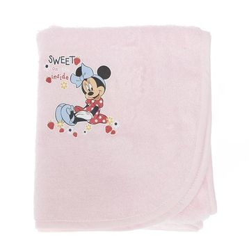 Özdilek Minnie Mouse Pembe Bebek Banyo Havlusu