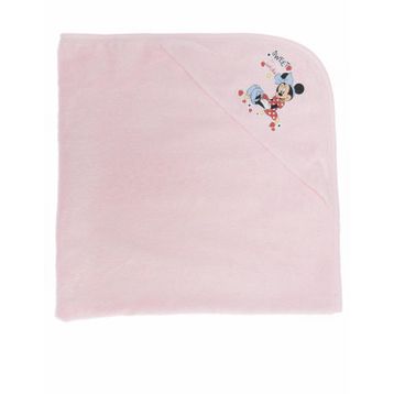 Özdilek Minnie Mouse Pembe Bebek Banyo Havlusu