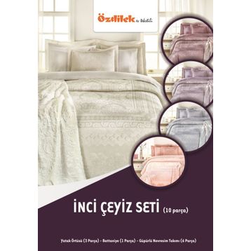 Özdilek Mürdüm İnci Çeyiz Seti