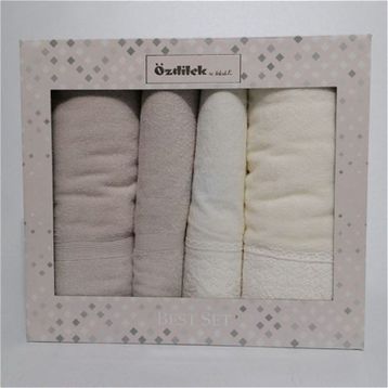 Özdilek Orkide Krem Bej Best Hamam Seti