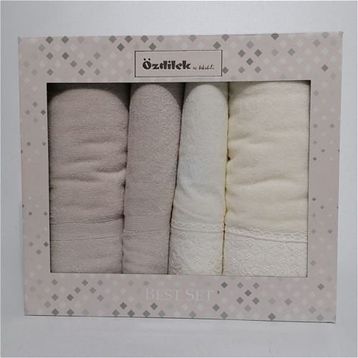 Özdilek Orkide Krem Bej Best Hamam Seti