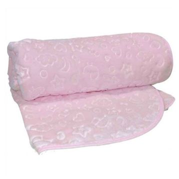 Özdilek Peluş Pembe Bebek Battaniyesi