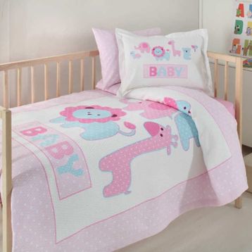 Özdilek Pink Animals Bebek Nevresim Takımı