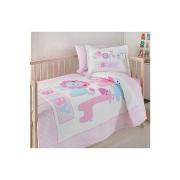 Özdilek Pink Animals Bebek Nevresim Takımı