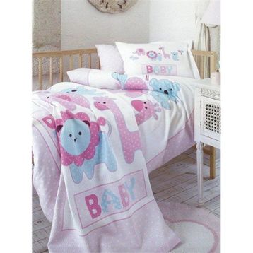 Özdilek Pink Animals Bebek Nevresim Takımı