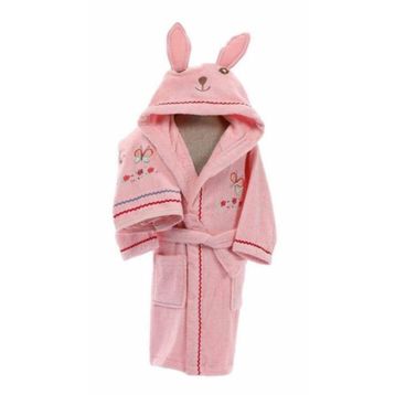 Özdilek Pinky Girl Bambu Pembe Kız Çocuk Bornoz Set