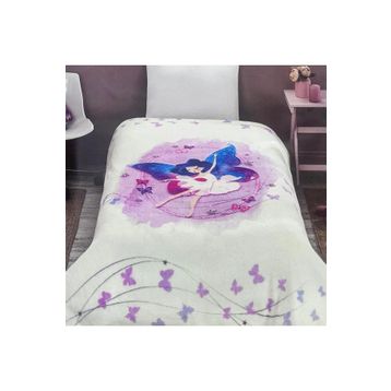 Özdilek Prime Fairies Baskılı Tek Kişilik Battaniye