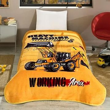 Özdilek Prime Heavy Machine Baskılı Tek Kişilik Battaniye