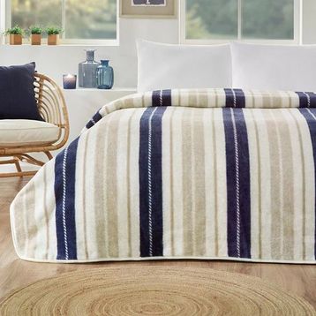 Özdilek Prime Marine Line Baskılı Tek Kişilik Battaniye