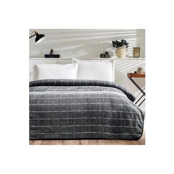 Özdilek Prime Masculine Plate Baskılı Çift Kişilik Battaniye