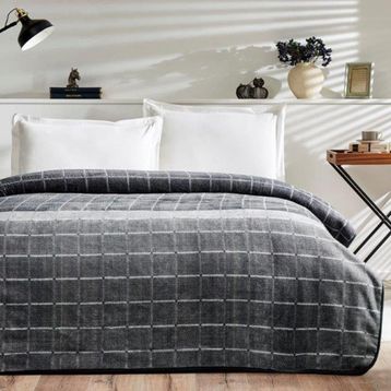 Özdilek Prime Masculine Plate Baskılı Tek Kişilik Battaniye
