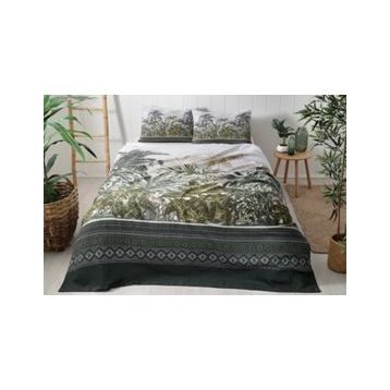 Özdilek Ranforce Çift Kişilik Jungle Ethnic Yeşil Pike Takımı