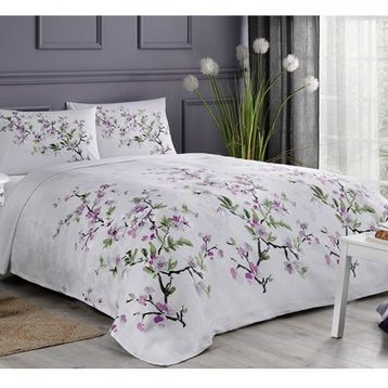 Özdilek Ranforce Petunia Gri Tek Kişilik Nevresim Takımı