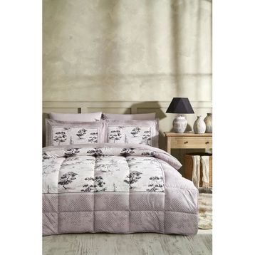 Özdilek Ranforce Pudra Çift Kişilik Toile De Jouy Uyku Seti