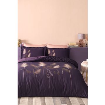 Özdilek Saten Pastoral Soft Leaf Pastoral Çift Kişilik Nevresim Takımı