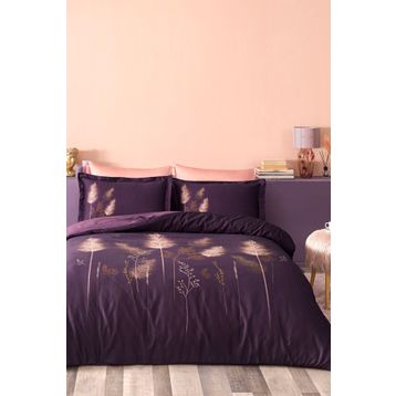 Özdilek Saten Pastoral Soft Leaf Pastoral Çift Kişilik Nevresim Takımı