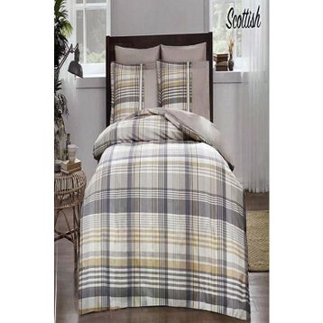 Özdilek Scottish Gri Çift Kişilik Nevresim Takımı