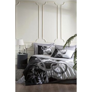 Özdilek Soft Life Cadena Saten Bej Çift Kişilik Nevresim Takımı