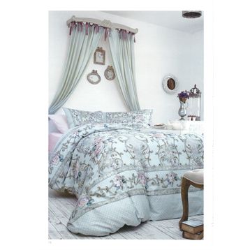 Özdilek Soft Life Vital Mint Saten Çift Kişilik Nevresim Takımı