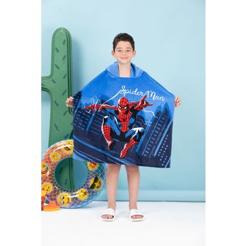 Özdilek Spiderman Night Disney Lisanslı 4/9 Yaş Kadife Çocuk Panço