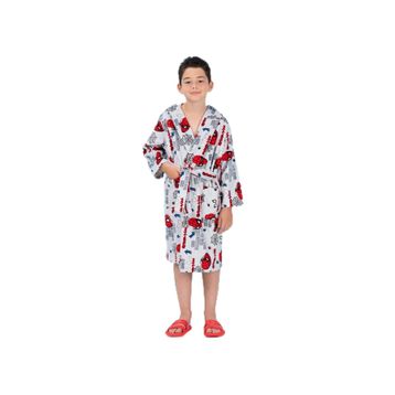 Özdilek Spiderman Wall Disney Lisanslı 9/10 Yaş Kapüşonlu Çocuk Bornozu