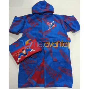 Özdilek Superman Çocuk Bornoz Seti