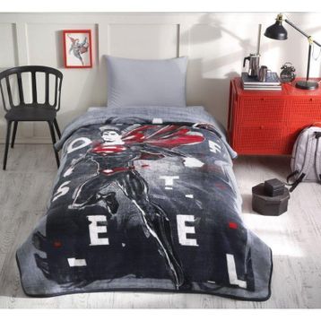 Özdilek Superman Steel Lisanslı 160x220 Tek Kişilik Çocuk Battaniyesi