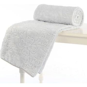 Özdilek Trendy Açık Gri 160x220 Tek Kişilik Battaniye