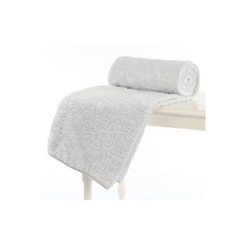 Özdilek Trendy Açık Gri 160x220 Tek Kişilik Battaniye