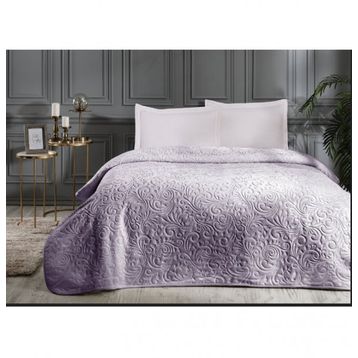 Özdilek Trendy Açık Lila 220x240 cm Çift Kişilik Battaniye