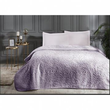 Özdilek Trendy Açık Lila 220x240 cm Çift Kişilik Battaniye