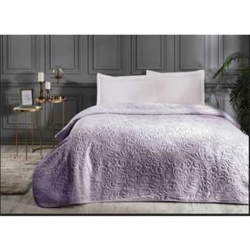 Özdilek Trendy Açık Lila 220x240 cm Çift Kişilik Battaniye