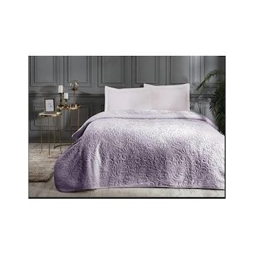 Özdilek Trendy Açık Lila 220x240 cm Çift Kişilik Battaniye