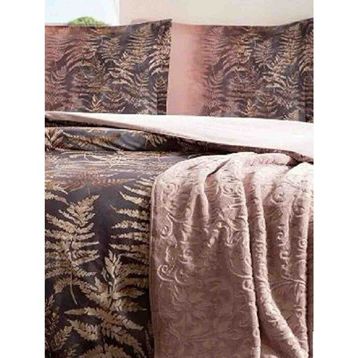 Özdilek Trendy Brisa Folha Pudra 200 x 220 cm Battaniyeli Çift Kişilik Nevresim Takımı