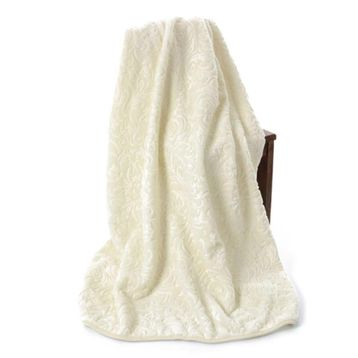 Özdilek Trendy Embos Krem 160x220 cm Tek Kişilik Battaniye