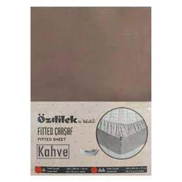 Özdilek Trendy Ranforce Kahve Tek Kişilik Fitted Çarşaf