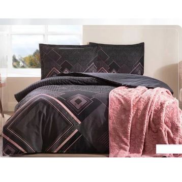 Özdilek Trendy Snazzy Siyah Battaniyeli Çift Kişilik Nevresim Takımı