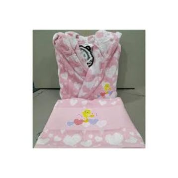 Özdilek Tweety Heart Free Pembe Set Çocuk Bornoz Seti