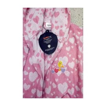 Özdilek Tweety Heart Pembe 1-2 Yaş Free Set Bornoz