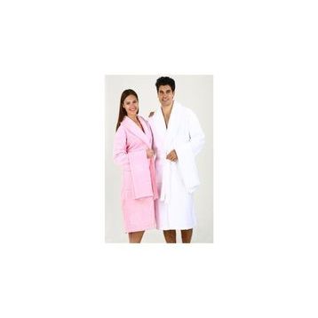 Özdilek Vega Beyaz Pembe Aile Bornoz Seti