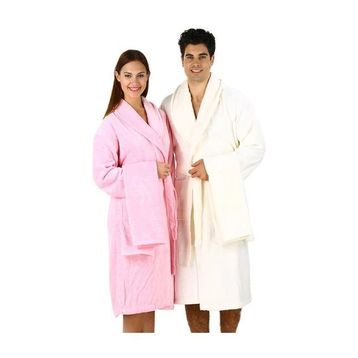 Özdilek Vega Krem-Pembe Aile Bornoz Seti
