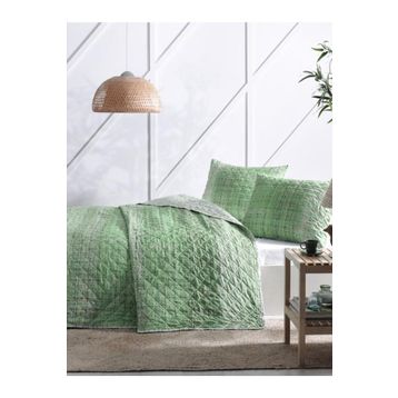 Özdilek Weave Yeşil Çift Kişilik Pike Takımı