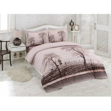 Özdilek Wood Fitted Lastikli Çift Kişilik Nevresim Takımı