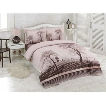 Özdilek Wood Fitted Lastikli Çift Kişilik Nevresim Takımı