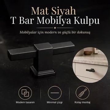 Özen O136-D-02 136 Modeli Siyah Düğme Kulp