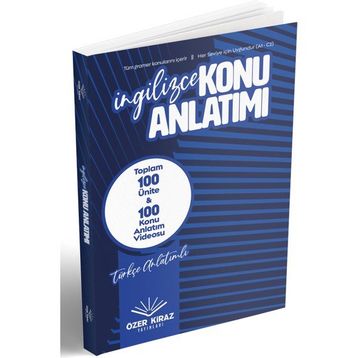 Özer Kiraz Yayınları ingilizce Konu Anlatımı