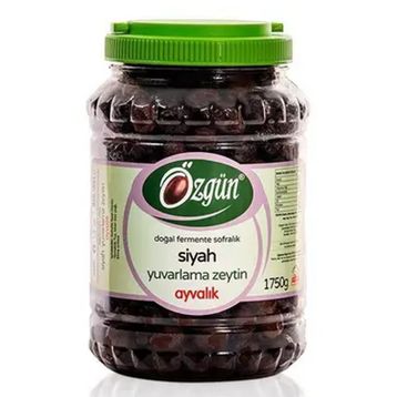 Özgün 2 kg Pet Ayvalık Yuvarlama Siyah Zeytin